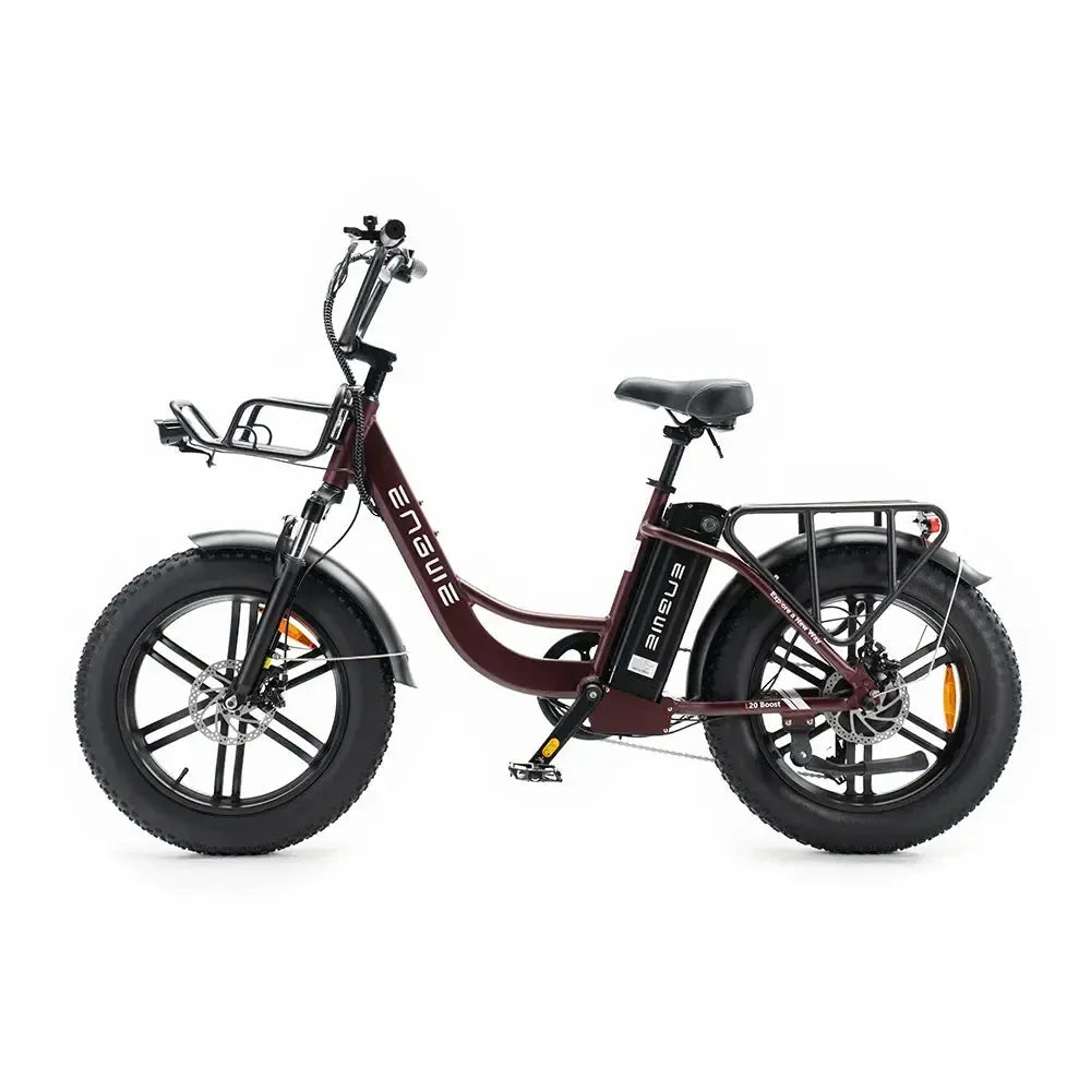 ENGWE L20 Boost - Rood - fatbikeskopen.nl
