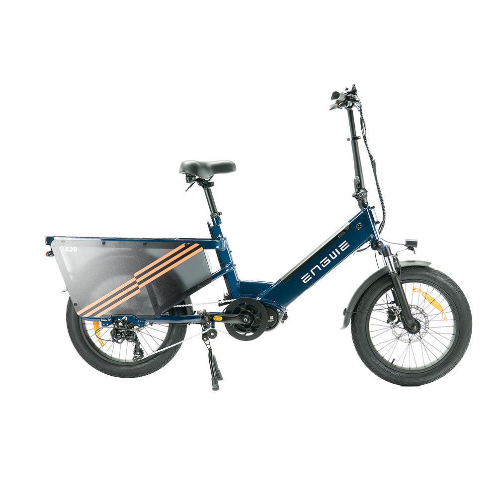 ENGWE LE20 - Longtail - Enkele Accu - Blauw - fatbikeskopen.nl