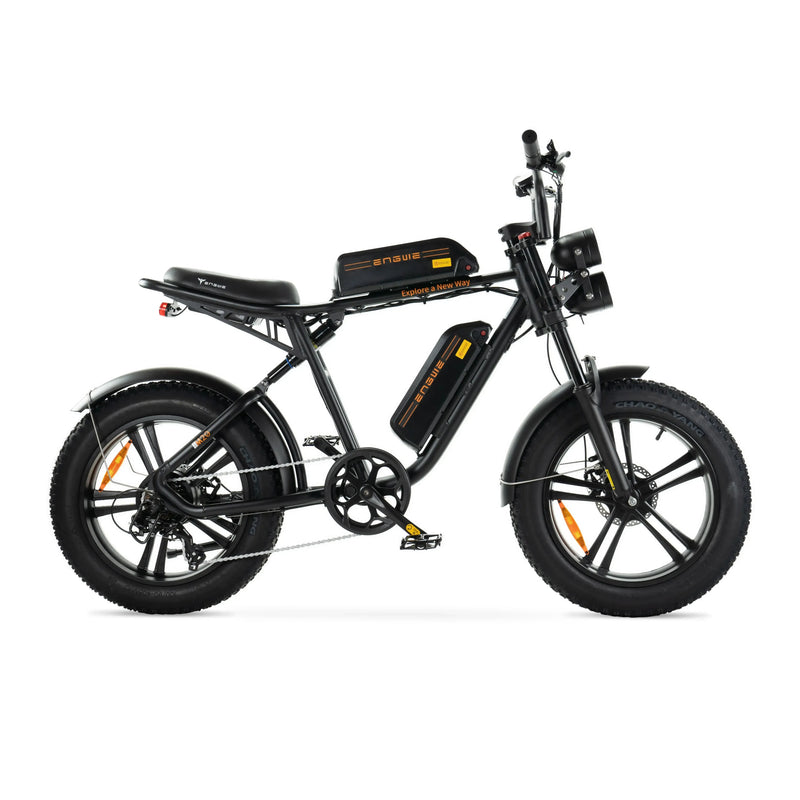 ENGWE M20 - Dubbele Accu - Zwart - fatbikeskopen.nl