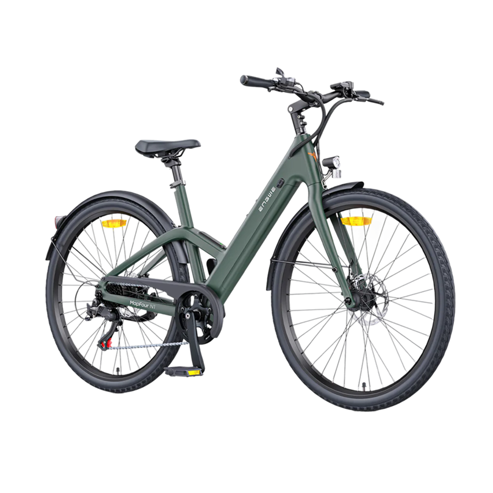 ENGWE Mapfour N1 Air - Lage instap - Groen - fatbikeskopen.nl