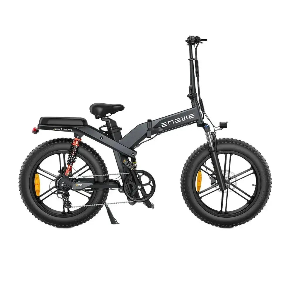ENGWE X20 - Dubbele Accu - Zwart - fatbikeskopen.nl