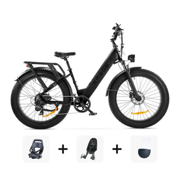Family-Deal! | ENGWE E26 - Lage instap - Zwart - fatbikeskopen.nl