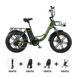 Family-Deal! | ENGWE L20 - Groen - fatbikeskopen.nl
