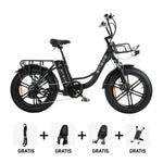 Family-Deal! | ENGWE L20 - Zwart - fatbikeskopen.nl