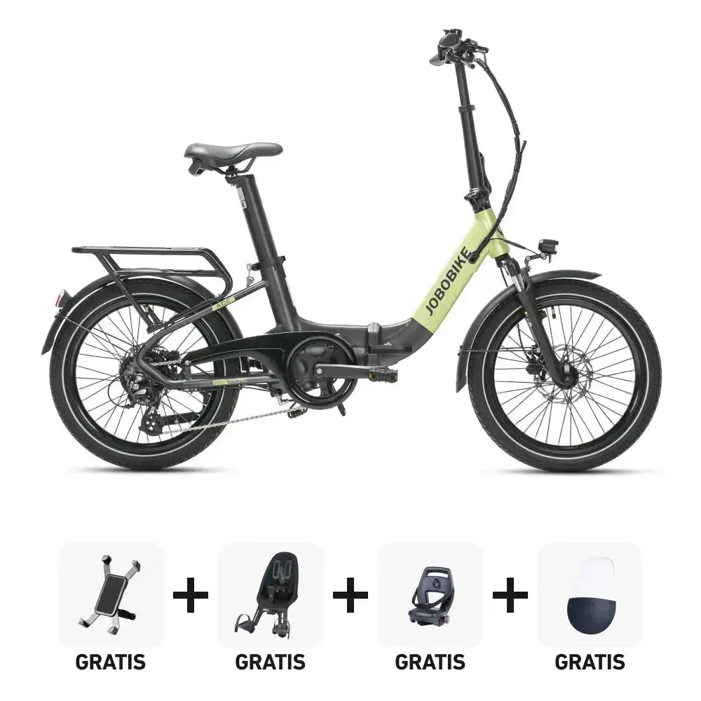 Family Deal | JOBOBIKE Ace - Groen - fatbikeskopen.nl