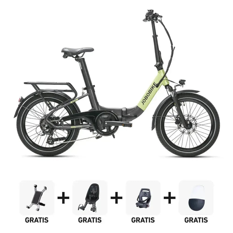 Family Deal | JOBOBIKE Ace - Groen - fatbikeskopen.nl