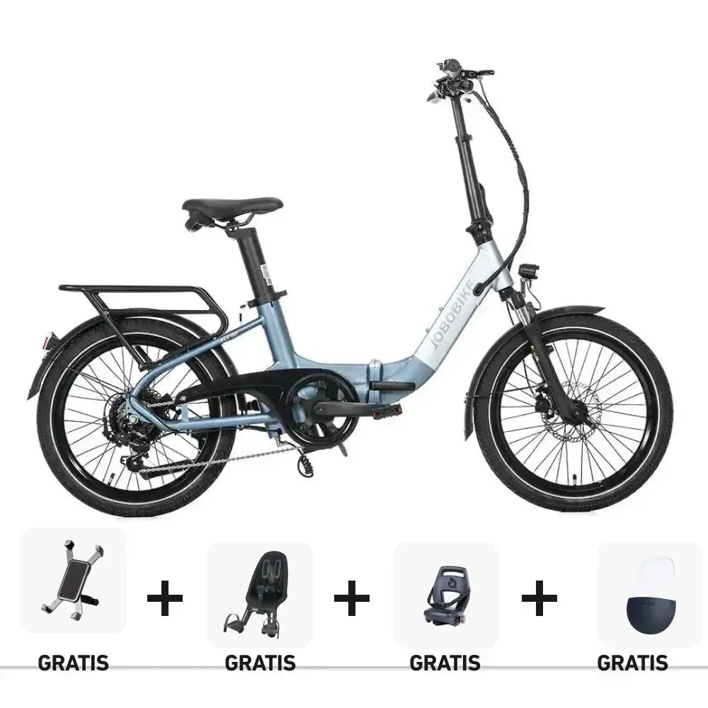 Family Deal | JOBOBIKE Ace Pro - Blauw - fatbikeskopen.nl