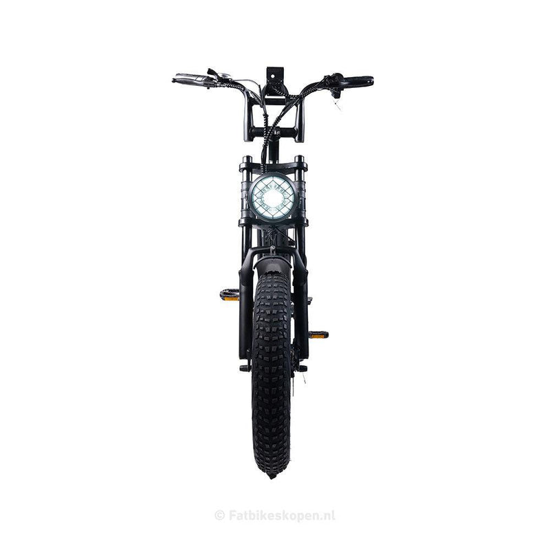Family Deal! | Ouxi V8.4 MAX - Zwart | Full Option - fatbikeskopen.nl