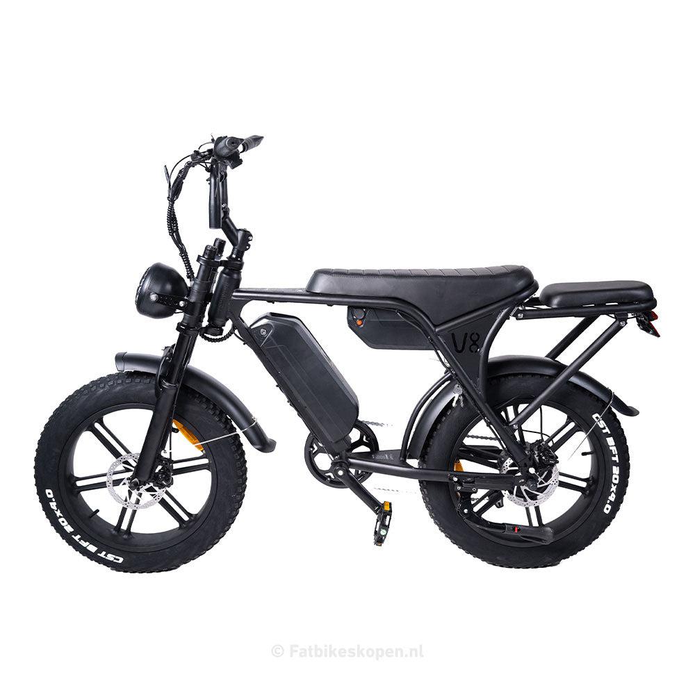 Family Deal! | Ouxi V8.4 MAX - Zwart | Full Option - fatbikeskopen.nl