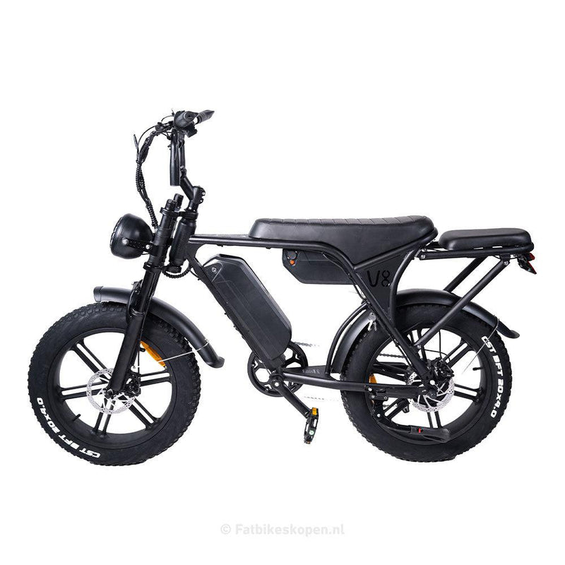 Family Deal! | Ouxi V8.4 MAX - Zwart | Full Option - fatbikeskopen.nl