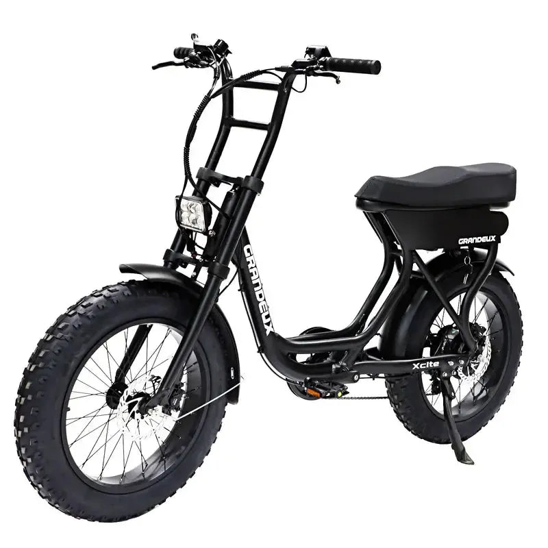 Grandeux Xcite - Zwart - fatbikeskopen.nl