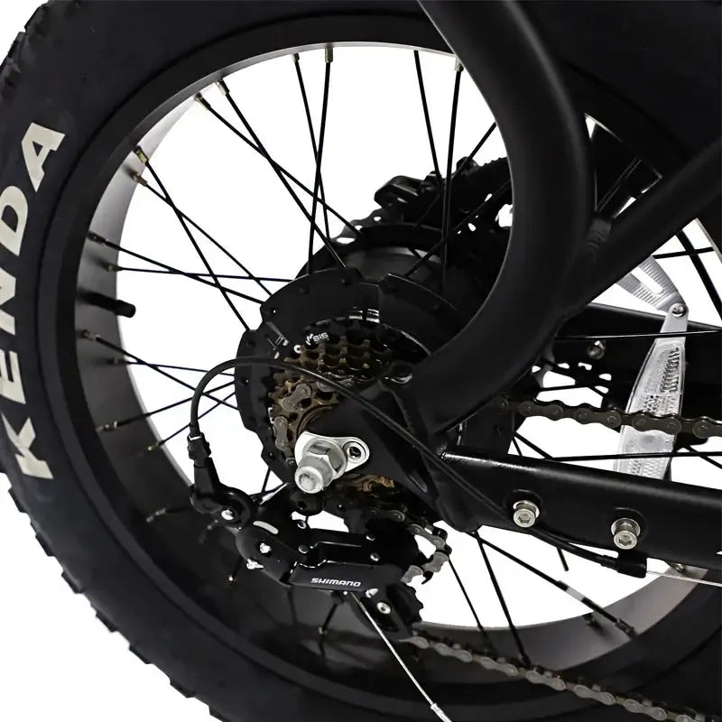 Grandeux Xcite - Zwart - fatbikeskopen.nl