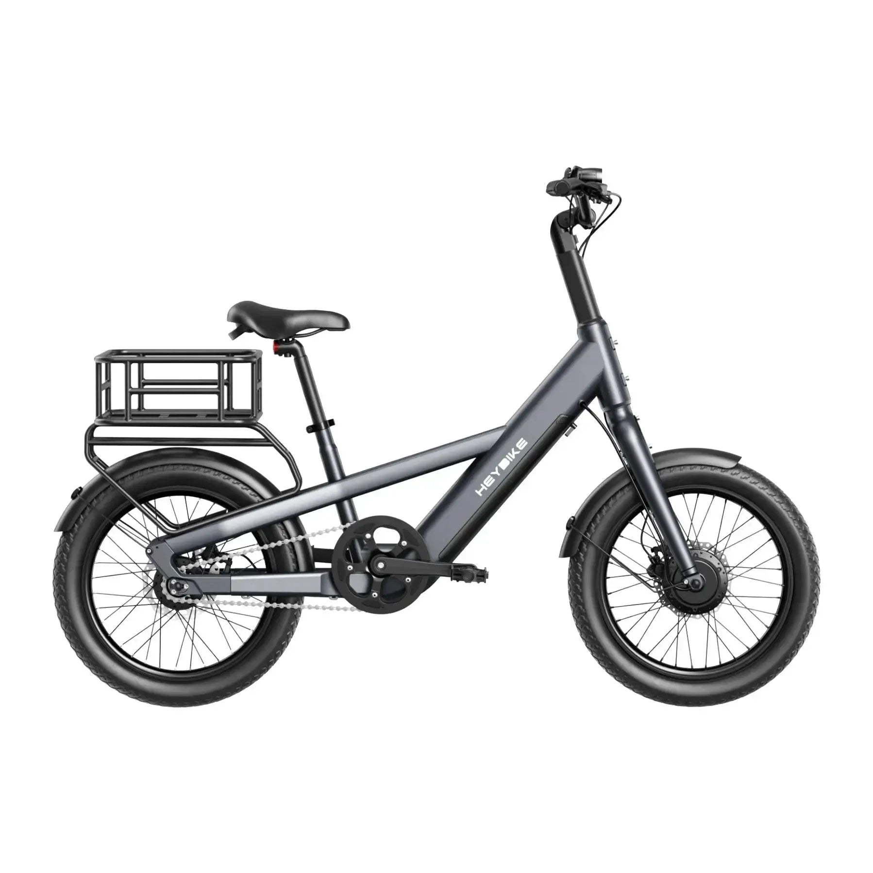 Heybike Compact City - Grijs - fatbikeskopen.nl