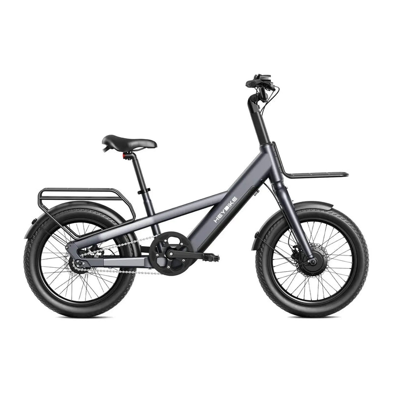Heybike Compact City - Grijs - fatbikeskopen.nl