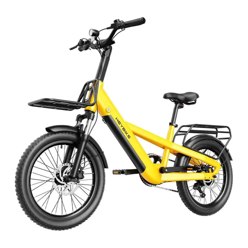 Heybike EC Compact Sport - Geel - fatbikeskopen.nl