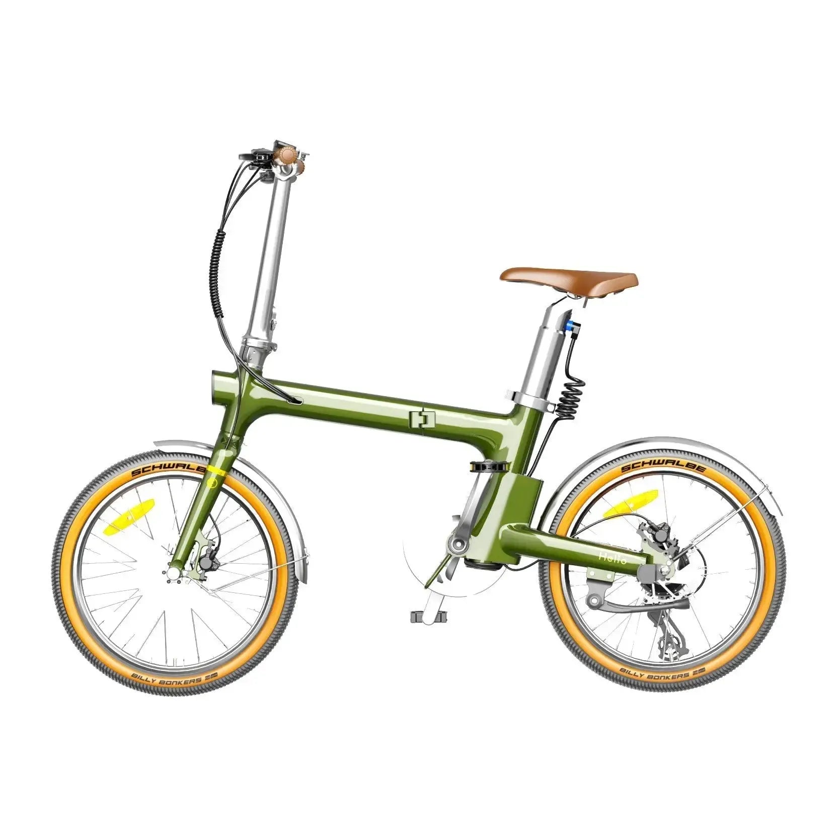 Heybike Helio F - Groen - fatbikeskopen.nl