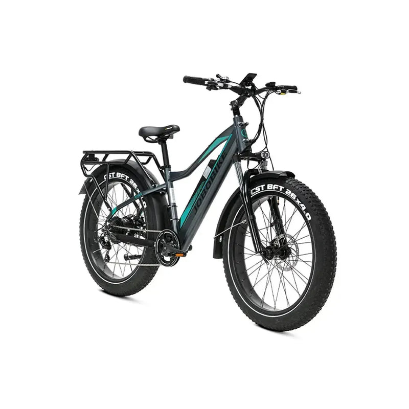 JOBOBIKE Robin - Grijs/Groen - fatbikeskopen.nl