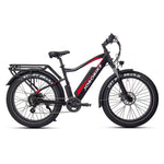JOBOBIKE Robin - Zwart/Rood - fatbikeskopen.nl