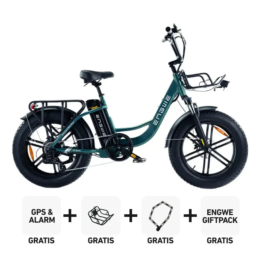 Mega-Deal! | ENGWE L20 2.0 Boost - Sea Green - fatbikeskopen.nl