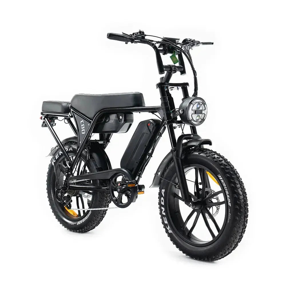 OUXI C80 MAX (Dubbele Accu) - Zwart - fatbikeskopen.nl