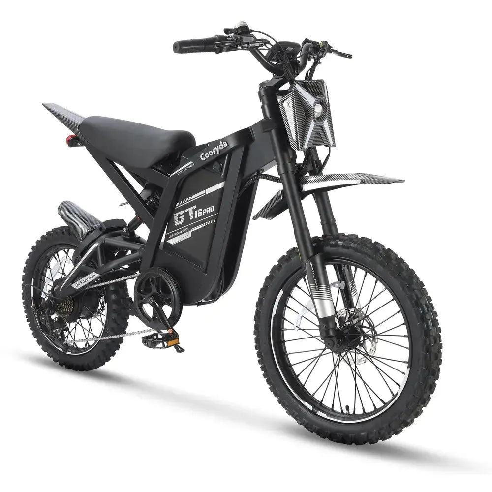 OUXI GT16 Pro - Zwart - fatbikeskopen.nl