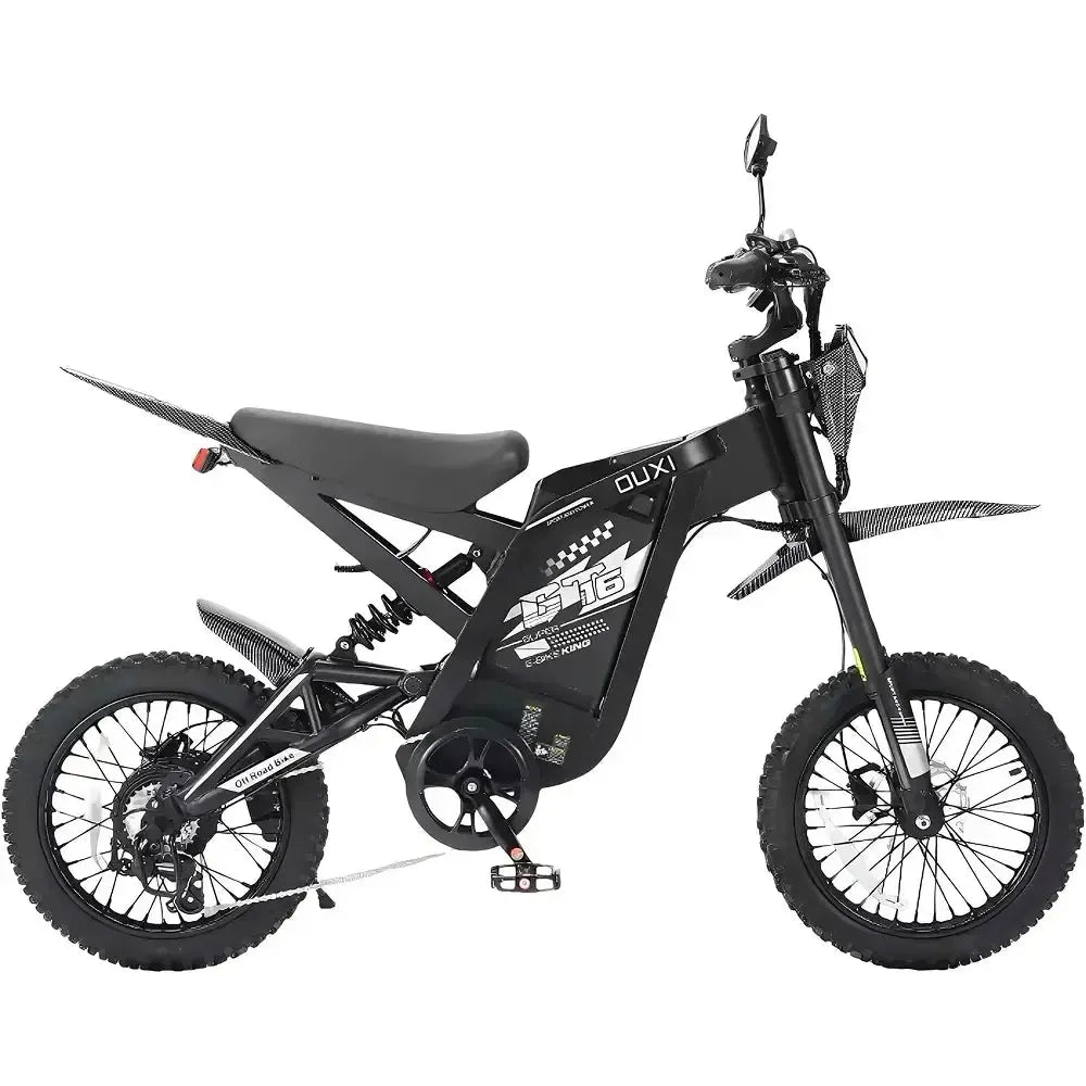 OUXI GT16 - Zwart - fatbikeskopen.nl