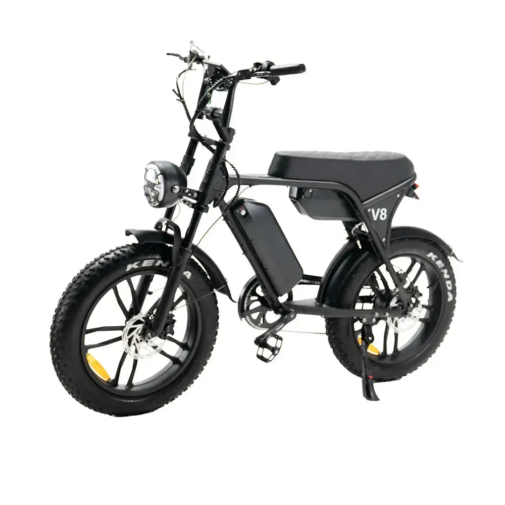 OUXI V8+ (Dubbele Accu) - Zwart - fatbikeskopen.nl
