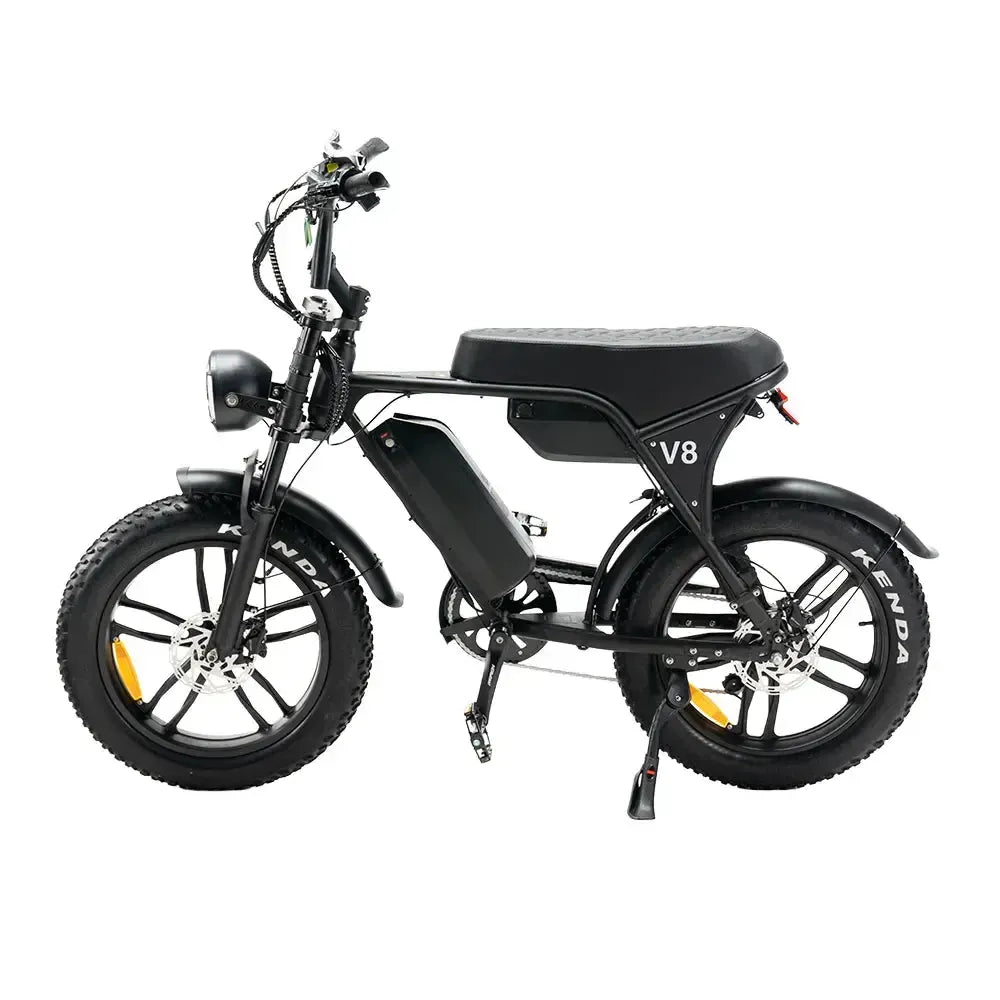 OUXI V8+ (Dubbele Accu) - Zwart - fatbikeskopen.nl