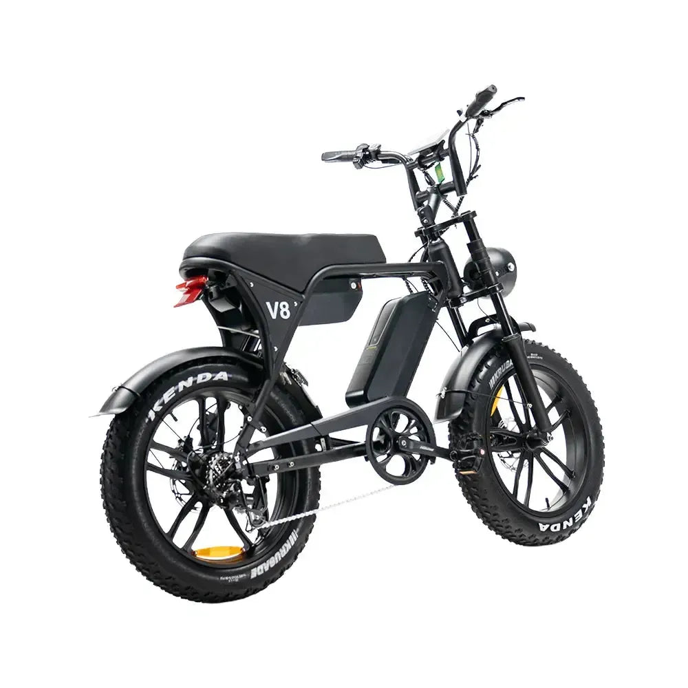 OUXI V8+ (Dubbele Accu) - Zwart - fatbikeskopen.nl