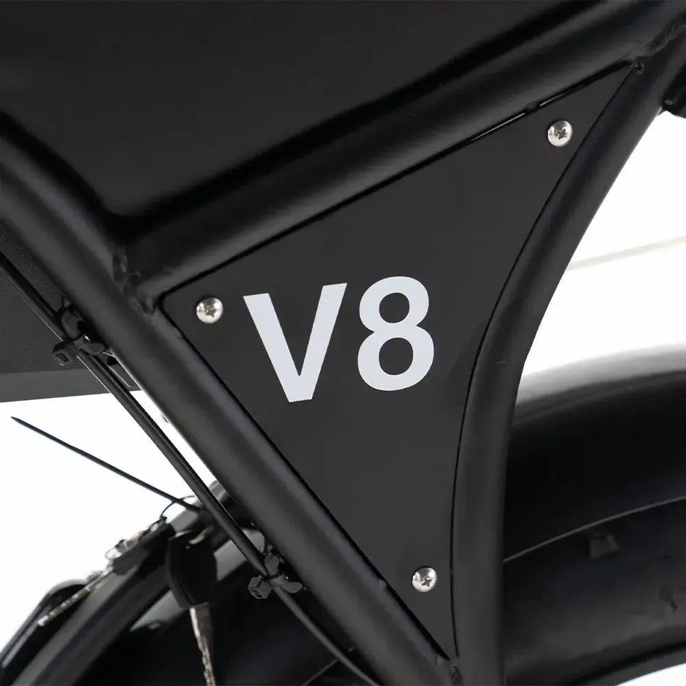 OUXI V8+ (Dubbele Accu) - Zwart - fatbikeskopen.nl