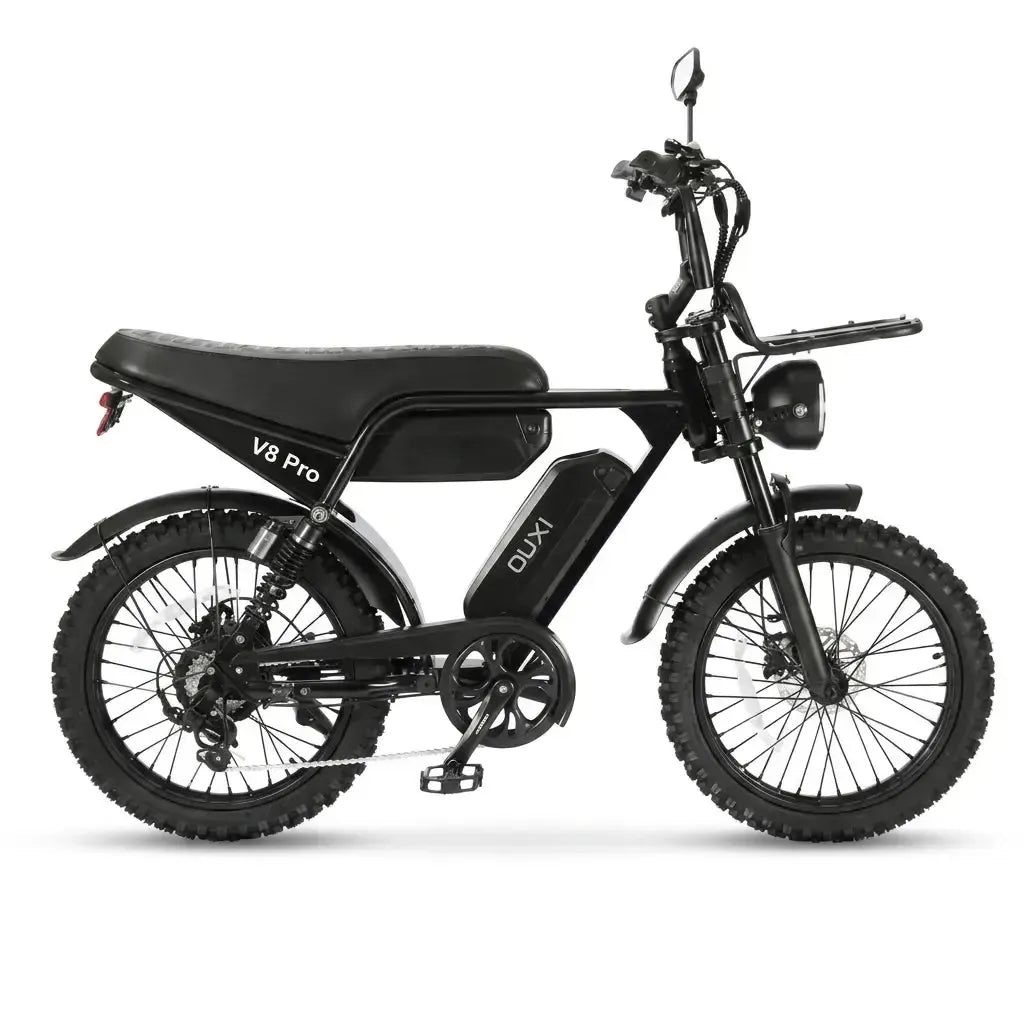 OUXI V8 Pro Max - Skinny Bike - Zwart - fatbikeskopen.nl