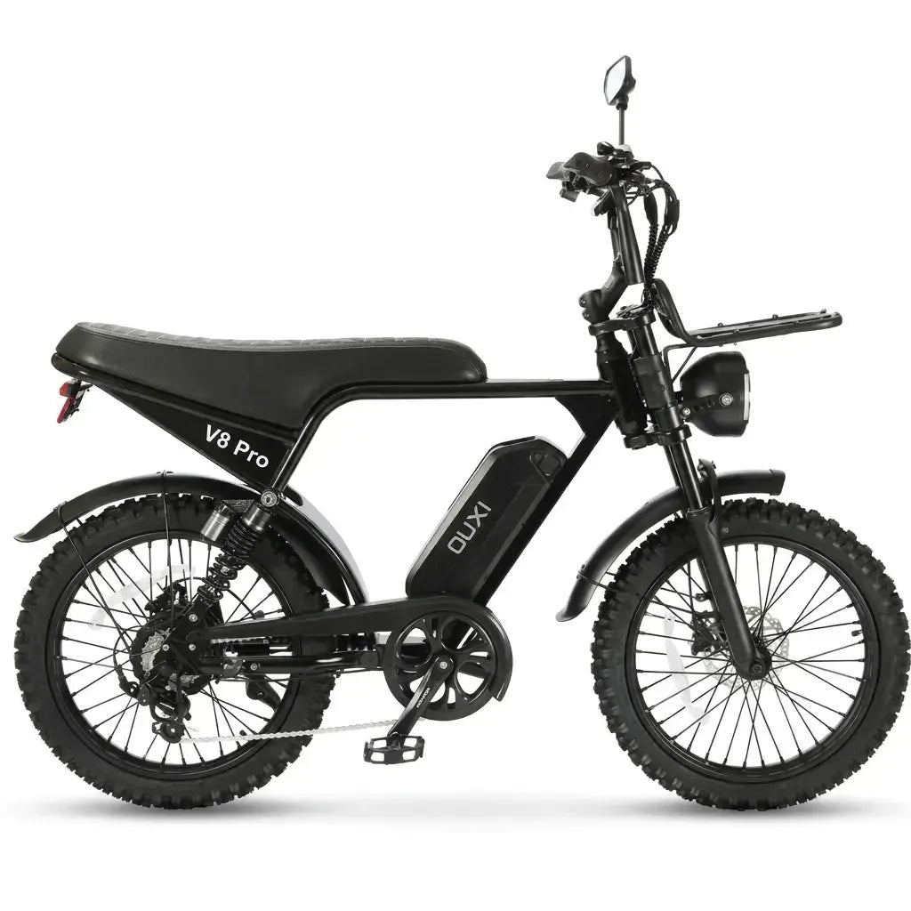 OUXI V8 Pro - Skinny Bike - Zwart - fatbikeskopen.nl