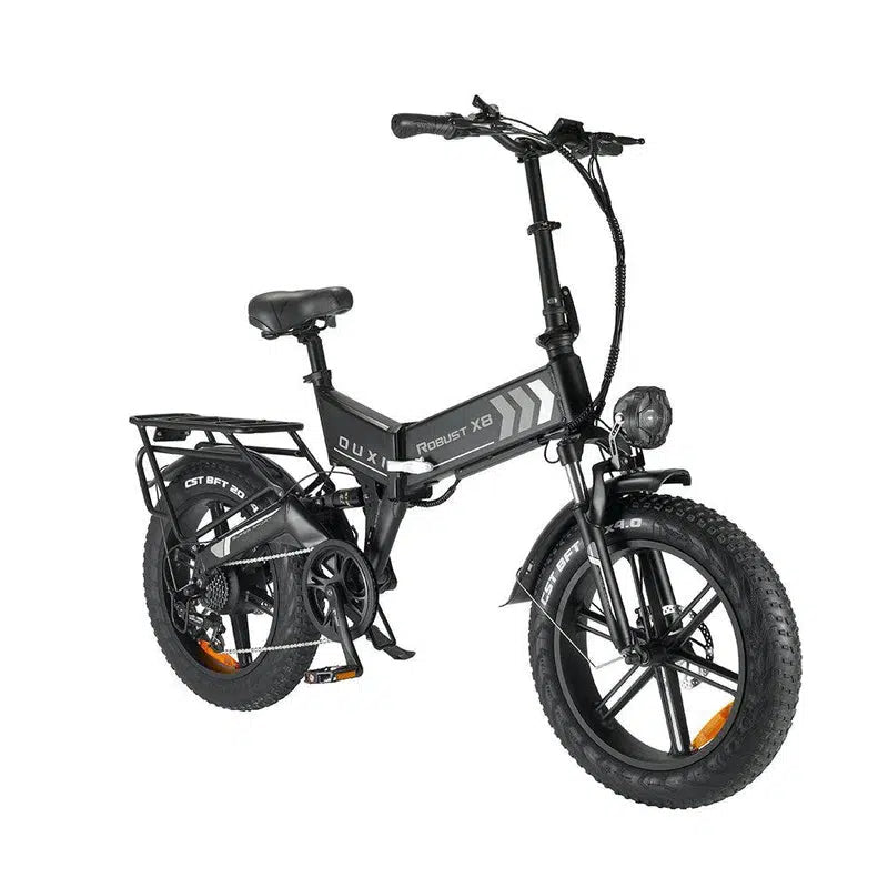 OUXI X8 Vouwfiets DEAL - Grijs + Kettingslot - fatbikeskopen.nl