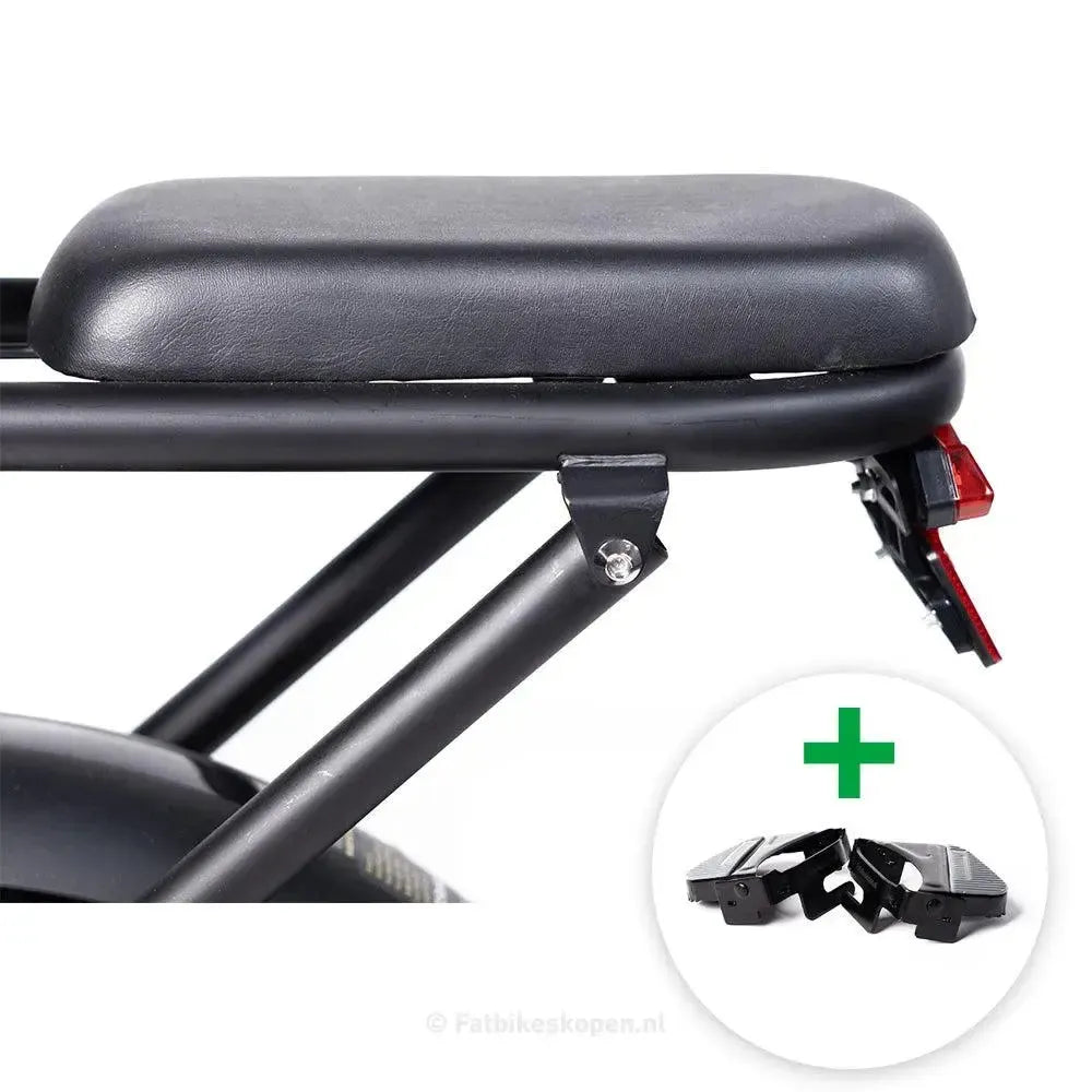 OUXI - Achterzitje + Voetsteunen - Spacegrijs