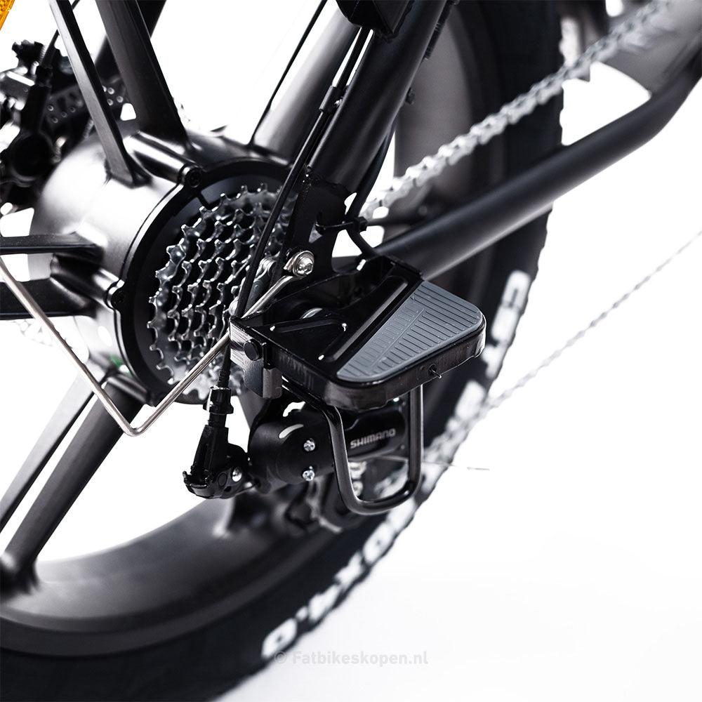 Ouxi V8+ (Dubbele Accu) - Bruin - fatbikeskopen.nl