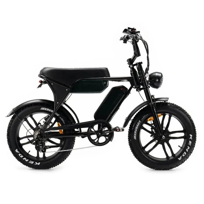 OUXI V8+ (Dubbele Accu) - Zwart - fatbikeskopen.nl