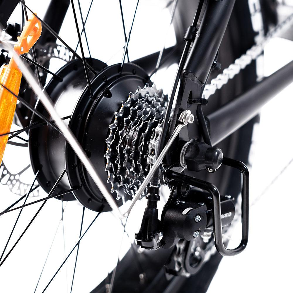 Ouxi V8s (Spaken) - Fatbike - Zwart - fatbikeskopen.nl