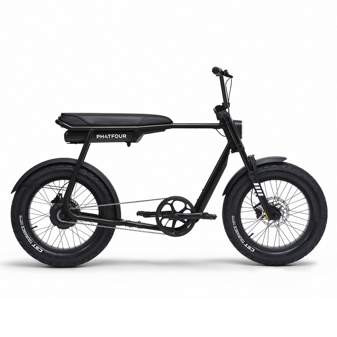 Phatfour FLX+ - Fatbike - Zwart - fatbikeskopen.nl