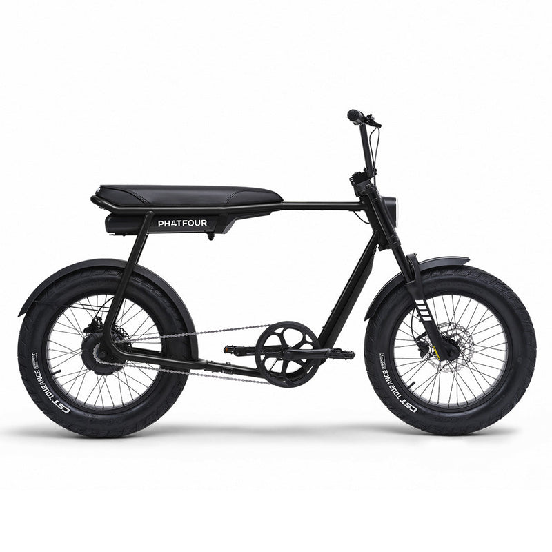 Phatfour FLX+ - Fatbike - Zwart - fatbikeskopen.nl