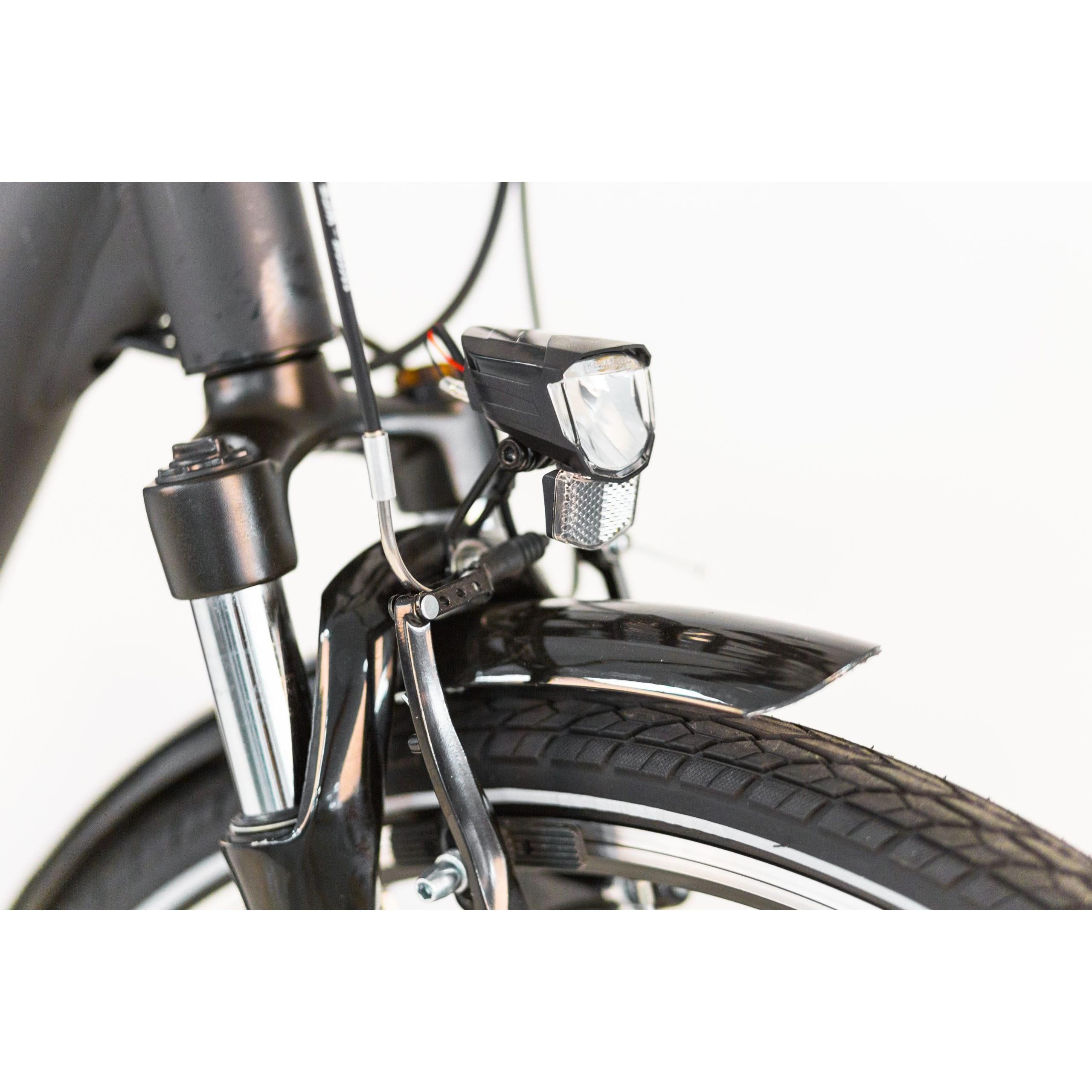 Puch Basic D7 - Zwart - fatbikeskopen.nl