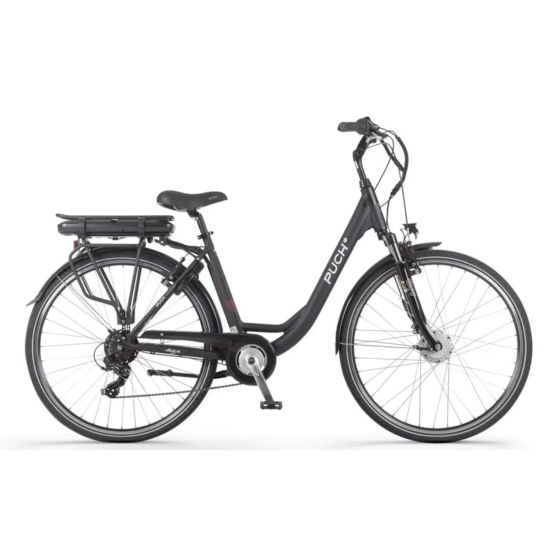 Puch Basic D7 - Zwart - fatbikeskopen.nl
