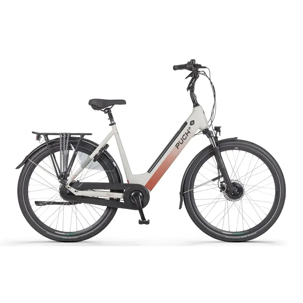 Puch E-Modern Basic N7 - Zijde Grijs Mat - fatbikeskopen.nl