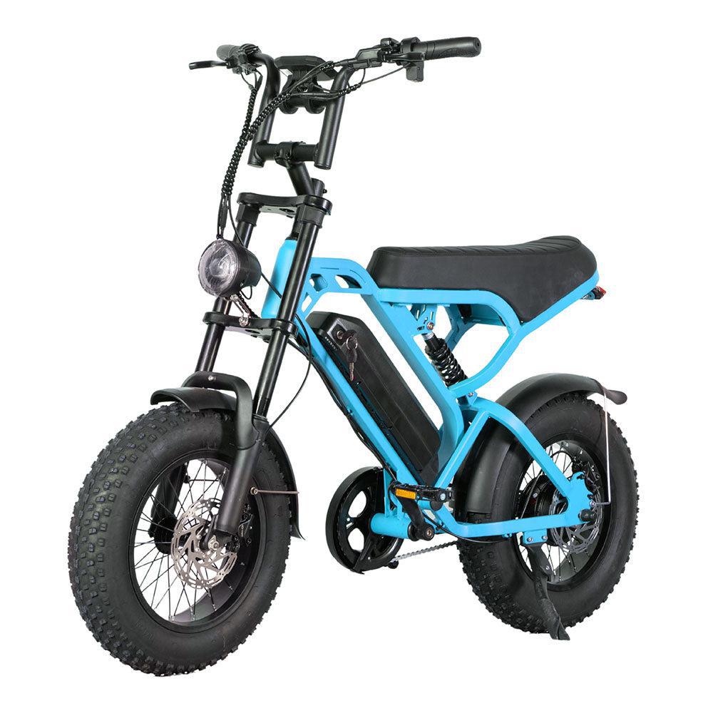 QM-Wheels V20 PRO Mini - Blauw - fatbikeskopen.nl