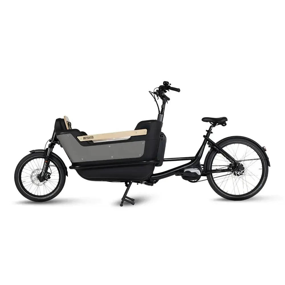 Royal Cargo Bike 2W Premium Plus - Taupegrijs - fatbikeskopen.nl