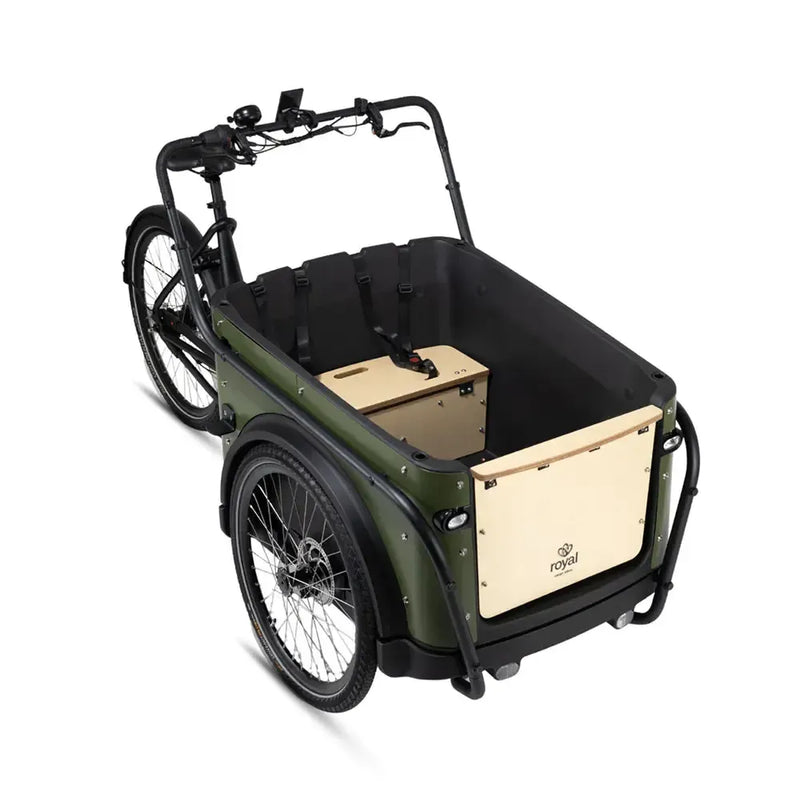 Royal Cargo Bike 3W Premium - Groen - fatbikeskopen.nl