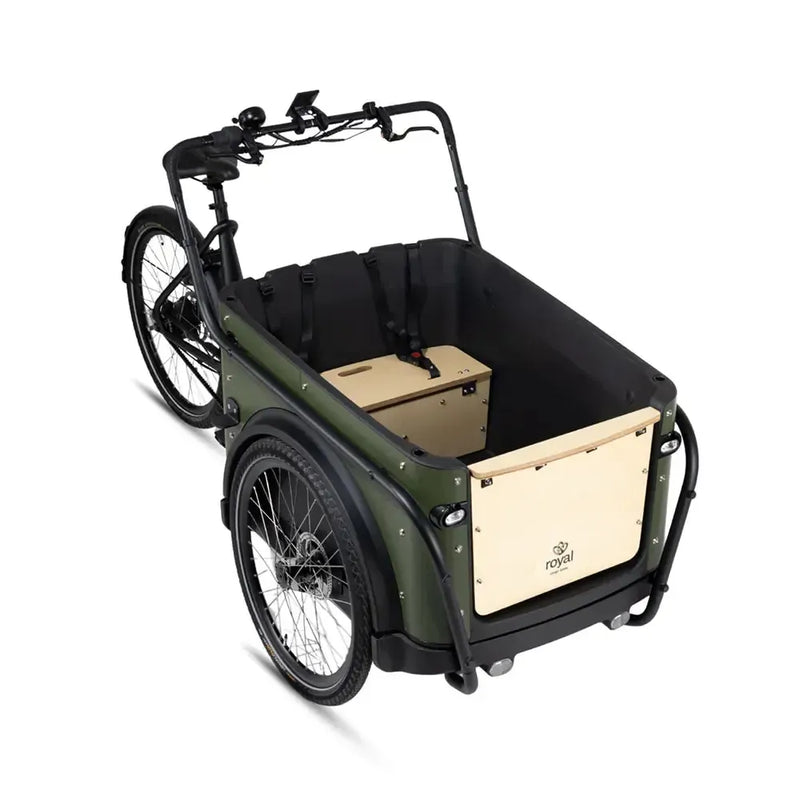 Royal Cargo Bike 3W Premium Plus - Groen - fatbikeskopen.nl