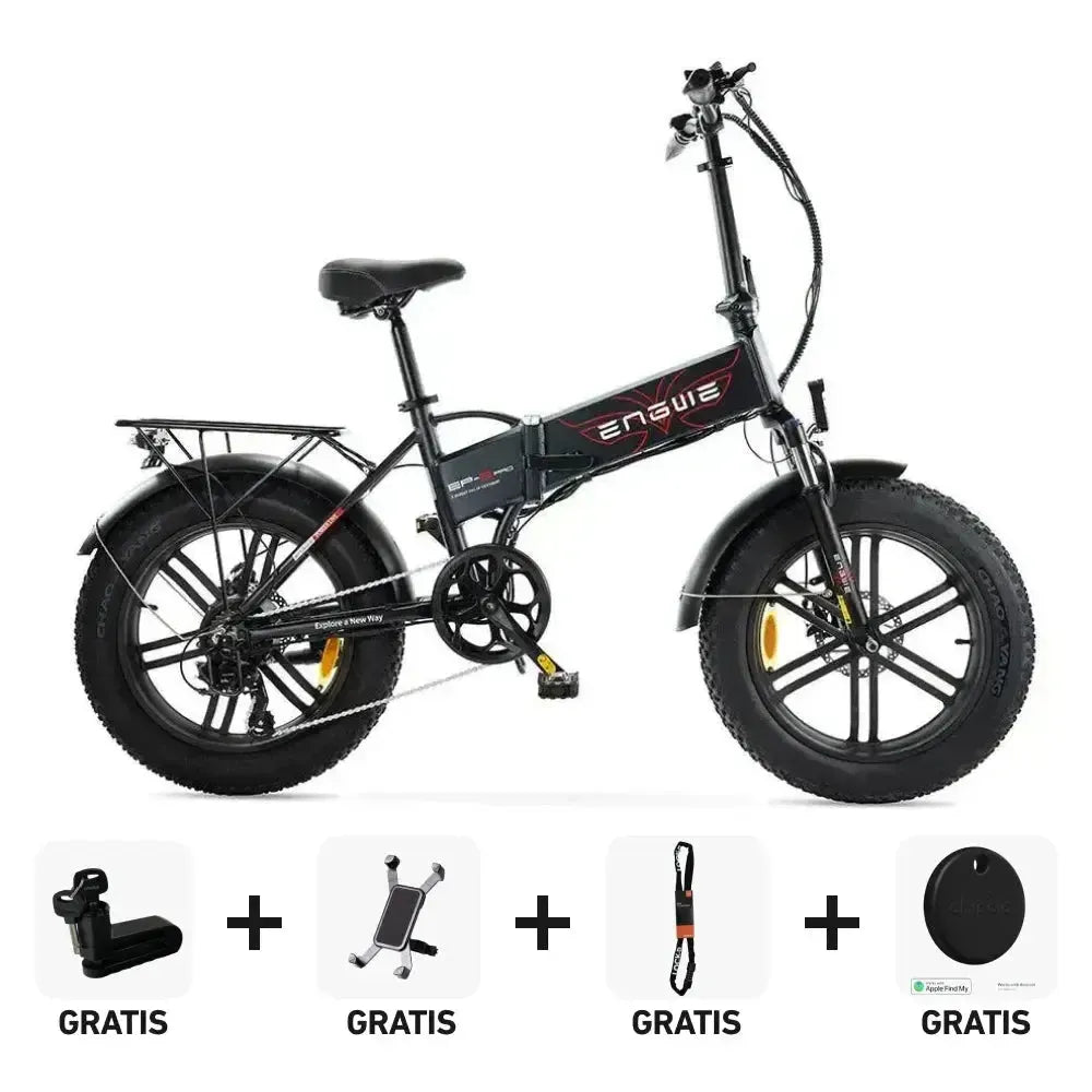 SUPER Deal | ENGWE EP 2 Boost - Zwart - fatbikeskopen.nl