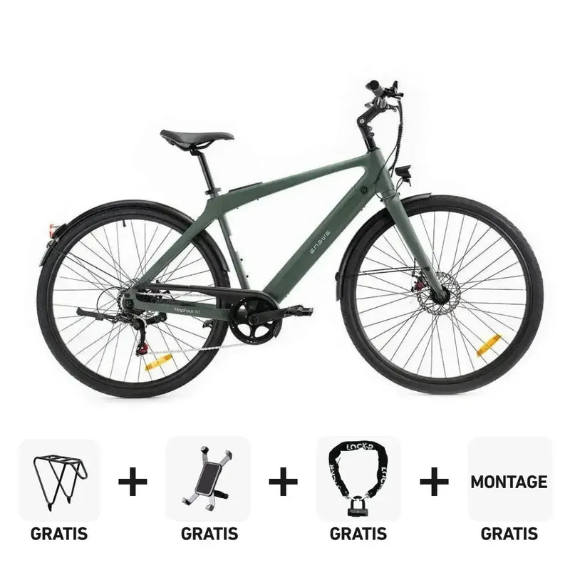 SUPER Deal | ENGWE Mapfour N1 Air - Groen - fatbikeskopen.nl