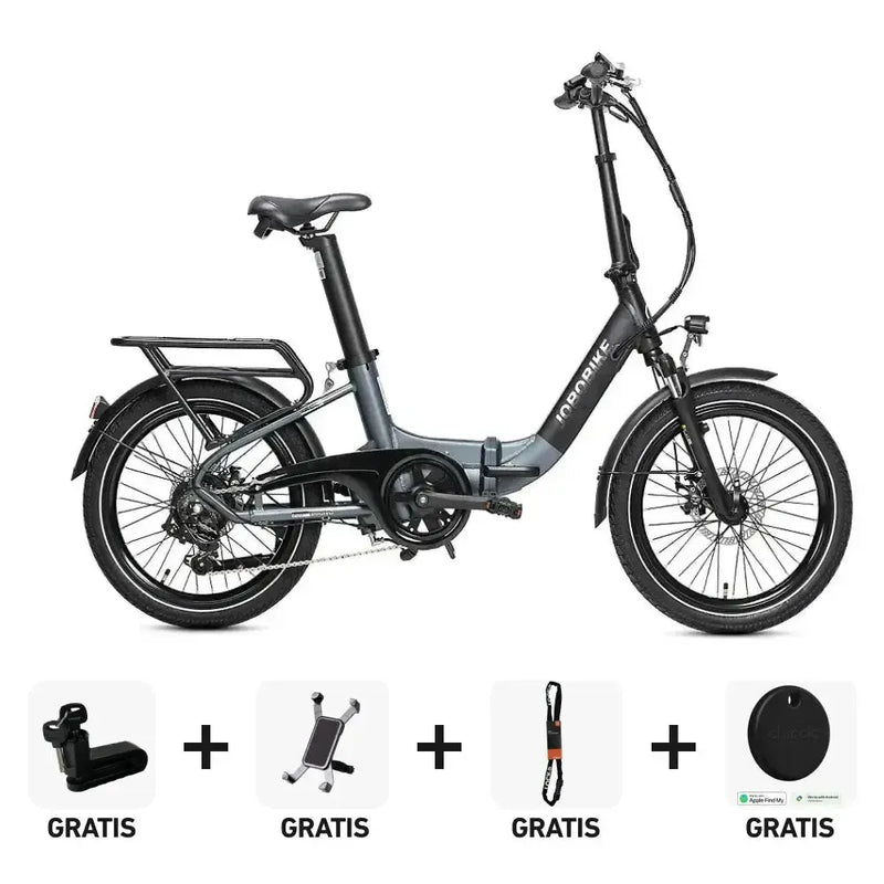 SUPER Deal | JOBOBIKE Ace - Zwart - fatbikeskopen.nl