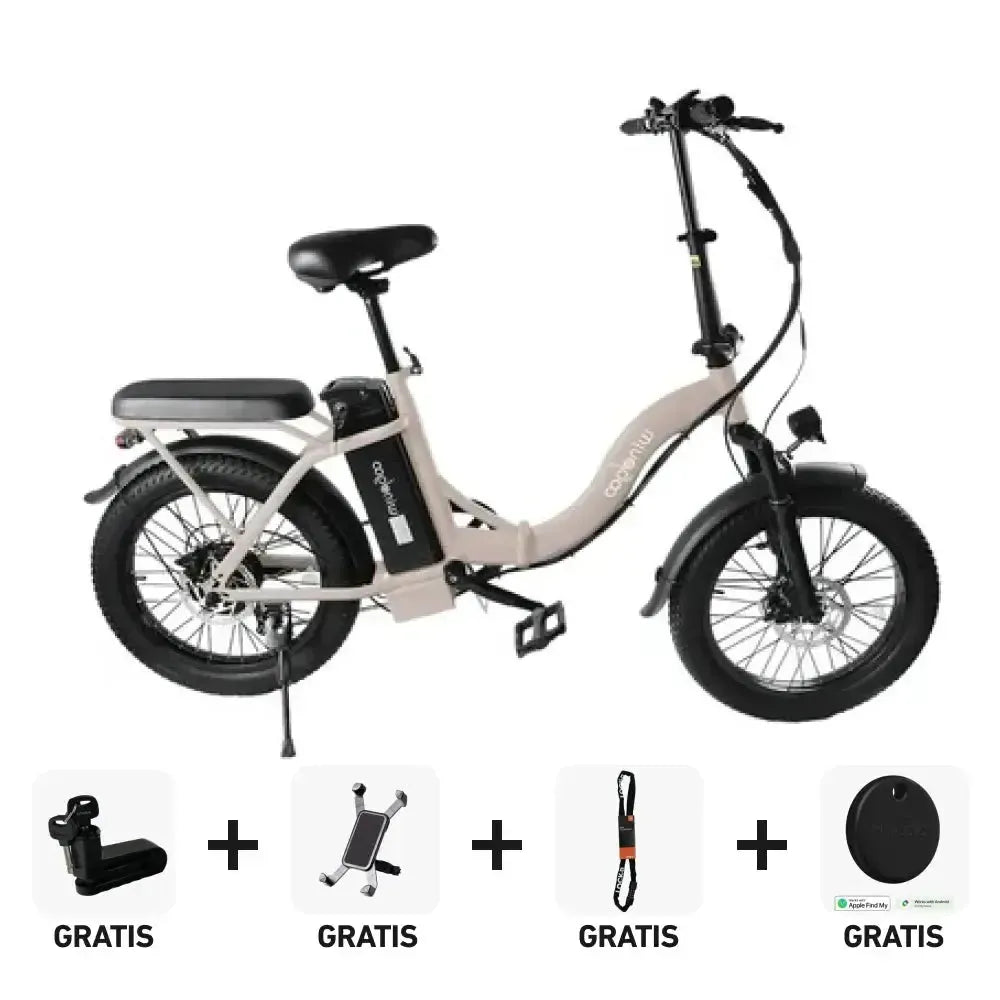SUPER Deal | Windgoo E20 - Creme - fatbikeskopen.nl